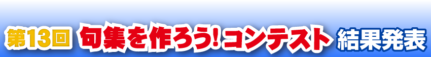 第13回 結果発表
